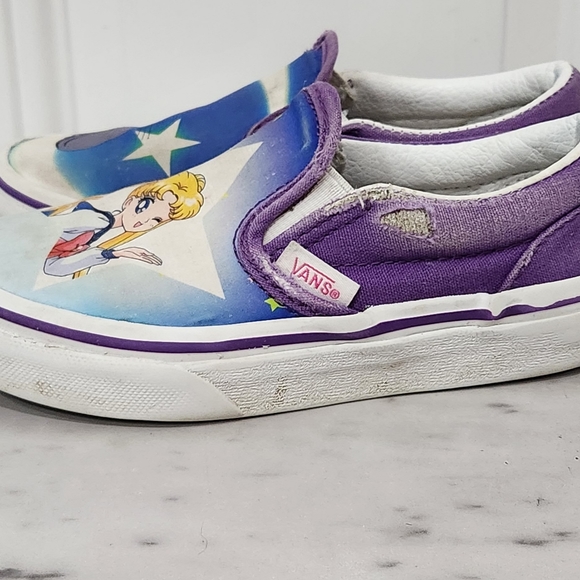 Vans x Pretty Guardians Sailor Moon slip on sneakers kids size 11.5 - Picture 3 of 10